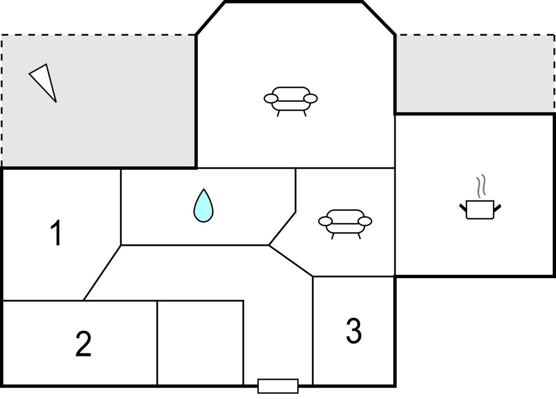 3 Bedroom Beautiful Home In Vikesa Hovland  エクステリア 写真
